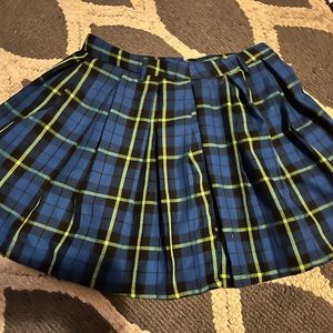 Blue 2021 hot topic skirt